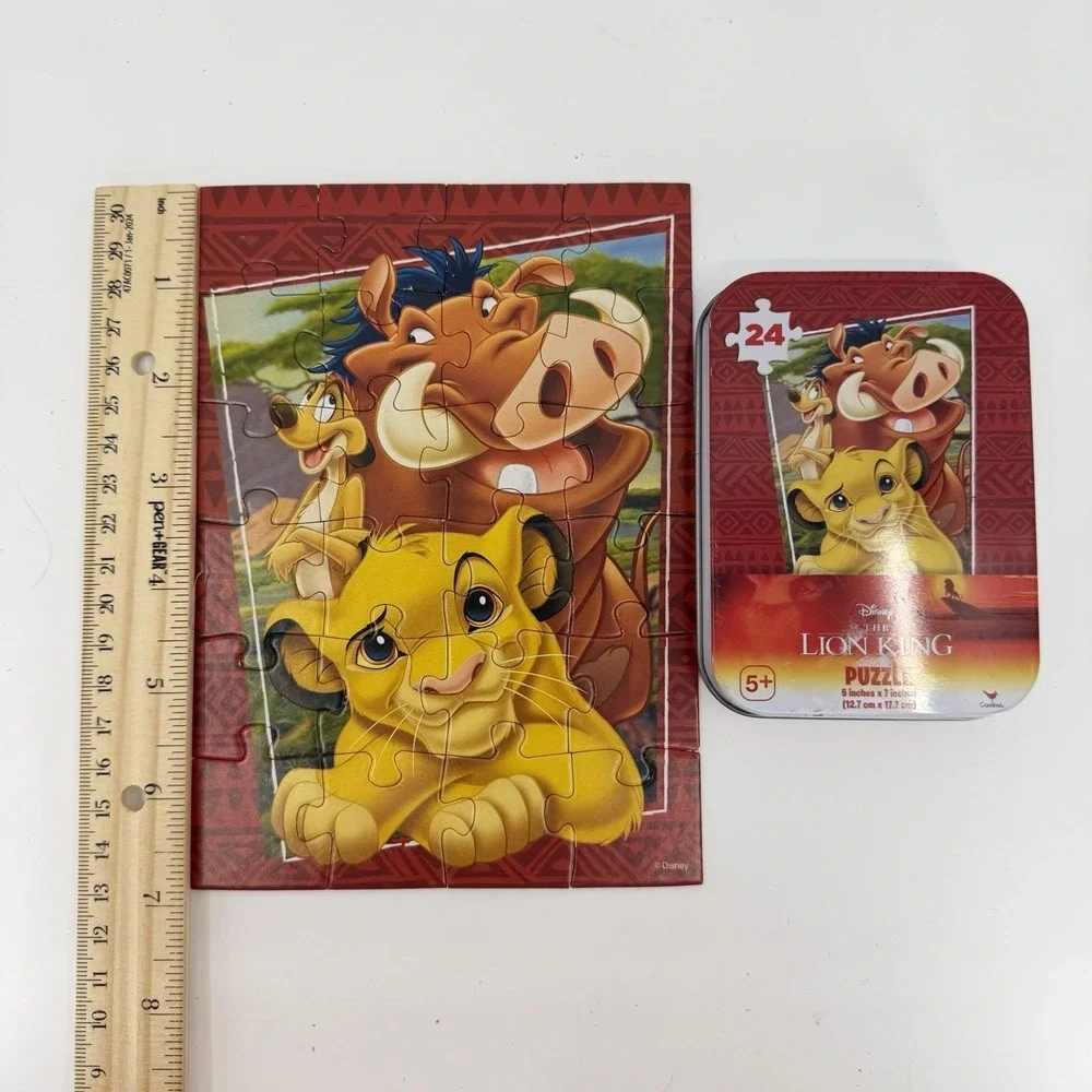 5 Disney Toy Story‎ Avengers Simba Dumbo Puzzles 24 & 50pc Collectible Tins Comp